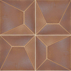 Roca Ceramica RV Block 3D  Rust BR 15,4x15,4 Mat Rett. Gat.1