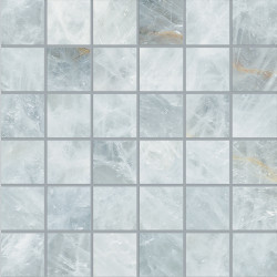 Emil Ceramica Tele Di Marmo Precious MOSAICO Crystal Azure 30x30 Silktech Rett. Gat. 1